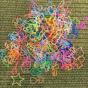 Large lot of Silly Bandz!